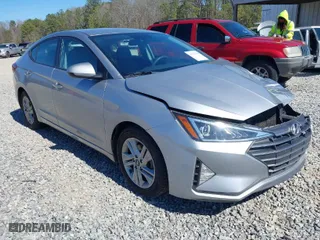 2020 Hyundai Elantra SEL with VIN 5NPD84LF3LH607891, listed as a IAAI auction lot 41726596 with 73,161 mi miles. Bid and sale history available at carsss.com. Image 1.