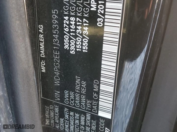 2018 Mercedes-Benz Metris Passenger Van with VIN WD4PG2EE1J3453995, listed as a Copart auction lot 44713455 with NaN miles and Clean Title. Bid and sale history available at carsss.com. Image 13.