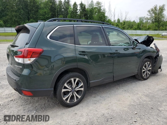 2022 Subaru Forester Limited z VIN JF2SKAPC5NH450472, wystawiony jako Copart lot #59840915 z przebiegiem 30 406 mil mil oraz Szkoda całkowita • Salvage title. Historia ofert i sprzedaży dostępna na DreamBid. Obrazek 3.