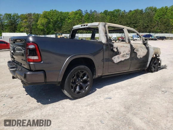 2022 Ram 1500 Limited with VIN 1C6SRFHM3NN402332, listed as a Copart auction lot 54950825 with Not provided miles and Non repairable. Bid and sale history available at DreamBid. Image 3.