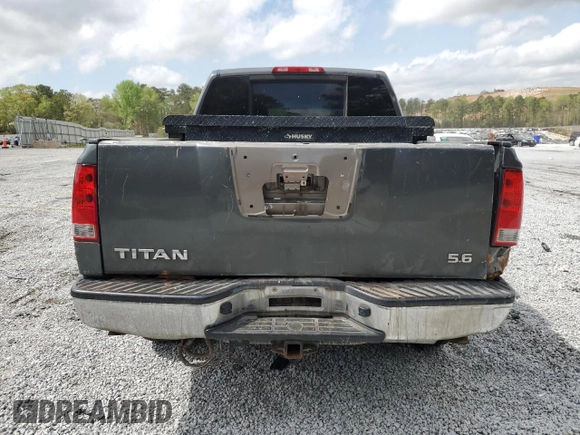 2010 Nissan Titan XE with VIN 1N6BA0EJ1AN312188, listed as a Copart auction lot 50984505 with 391,186 mi miles and Salvage Title. Bid and sale history available at carsss.com. Image 6.