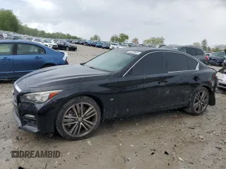 2015 Infiniti Q50 Premium z VIN JN1BV7ARXFM393106, wystawiony jako Copart lot #56570605 z przebiegiem 194 174 mil mil oraz Tytuł czysty. Historia ofert i sprzedaży dostępna na DreamBid. Obrazek 1.