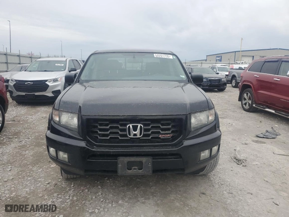 2014 Honda Ridgeline Sport with VIN 5FPYK1F76EB013052, listed as a Copart auction lot 50201755 with 134,745 mi miles and Salvage Title. Bid and sale history available at carsss.com. Image 5.