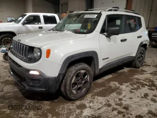 2015 Jeep Renegade Sport with VIN ZACCJBAH0FPB65139, listed as a Copart auction lot 86280044 with 99,679 mi miles and Salvage Title. Bid and sale history available at DreamBid. Image 1.