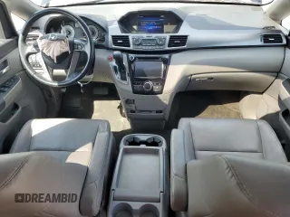 2014 Honda Odyssey EX-L with VIN 5FNRL5H65EB002081, listed as a Copart auction lot 53695675 with 138,769 mi miles and Salvage Title. Bid and sale history available at carsss.com. Image 8.