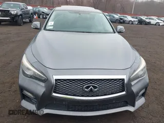 2016 Infiniti Q50 3.0t Red Sport 400 with VIN JN1FV7AR3GM451964, listed as a IAAI auction lot 41715544 with 164,139 mi miles. Bid and sale history available at carsss.com. Image 11.