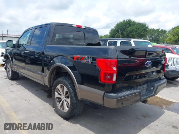 2018 Ford F-150 XL with VIN 1FTEW1EG8JFA43905, listed as a IAAI auction lot 42364574 with 139,009 mi miles and . Bid and sale history available at DreamBid. Image 3.