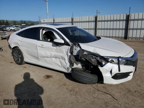 2016 Honda Civic EX with VIN 19XFC2F79GE241400, listed as a Copart auction lot 52260715 with 159,006 mi miles and Salvage Title. Bid and sale history available at DreamBid. Image 4.