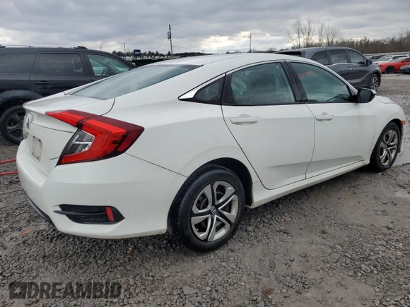 2018 Honda Civic Sedan LX with VIN 2HGFC2F57JH536488, listed as a Copart auction lot 88767115 with 42,336 mi miles and Salvage Title. Bid and sale history available at carsss.com. Image 3.