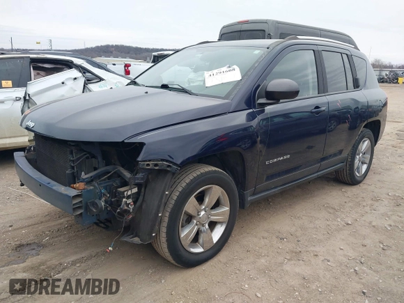 2015 Jeep Compass Sport with VIN 1C4NJCBB5FD115844, listed as a IAAI auction lot 41291608 with 79,819 mi miles and . Bid and sale history available at DreamBid. Image 2.