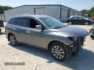 2016 Nissan Pathfinder Platinum with VIN 5N1AR2MN7GC664036, listed as a Copart auction lot 61805215 with 110,409 mi miles and Clean title. Bid and sale history available at DreamBid. Image 4.