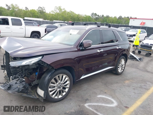 2020 Hyundai Palisade Limited z VIN KM8R54HE3LU117449, wystawiony jako IAAI lot #41954035 z przebiegiem 76 017 mil mil oraz . Historia ofert i sprzedaży dostępna na DreamBid. Obrazek 18.