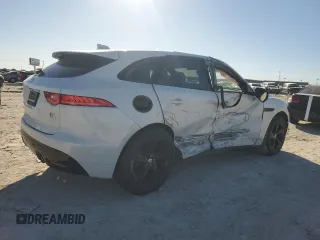 2019 Jaguar F-Pace S with VIN SADCM2FV1KA391631, listed as a Copart auction lot 87012144 with 73,021 mi miles and Salvage Title. Bid and sale history available at DreamBid. Image 3.