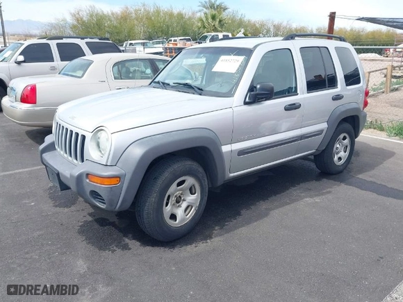 2003 Jeep Liberty Sport with VIN 1J4GL48KX3W674820, listed as a IAAI auction lot 41852729 with 246,363 mi miles. Bid and sale history available at carsss.com. Image 2.
