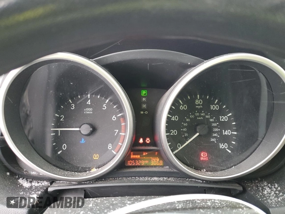 2014 Mazda 5 Sport with VIN JM1CW2BL5E0172739, listed as a Copart auction lot 37702334 with 105,329 mi miles and Salvage Title. Bid and sale history available at DreamBid. Image 9.