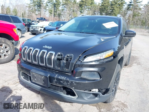 2015 Jeep Cherokee Limited with VIN 1C4PJMDS9FW710969, listed as a IAAI auction lot 41898698 with 144,789 mi miles. Bid and sale history available at carsss.com. Image 6.