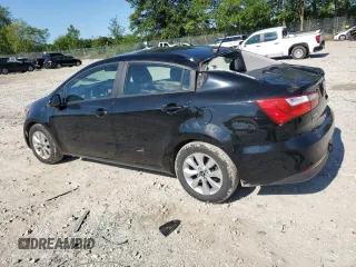 2017 Kia Rio EX with VIN KNADN4A3XH6086281, listed as a Copart auction lot 63582924 with 87,566 mi miles and Salvage Title. Bid and sale history available at carsss.com. Image 2.