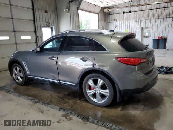 2009 Infiniti FX with VIN JNRAS18WX9M153861, listed as a Copart auction lot 64962495 with 257,999 mi miles and Salvage title. Bid and sale history available at DreamBid. Image 2.