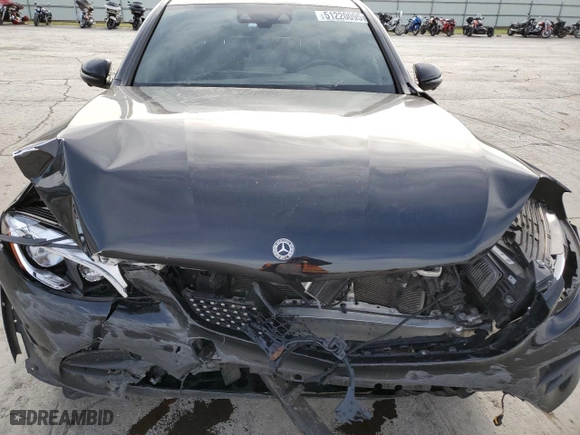 2018 Mercedes-Benz GLC with VIN WDC0J4KB8JF302793, listed as a Copart auction lot 51220095 with 55,304 mi miles and Salvage Title. Bid and sale history available at carsss.com. Image 12.