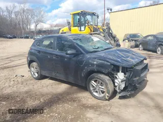2019 Hyundai Kona SE with VIN KM8K1CAA6KU299032, listed as a IAAI auction lot 40973955 with 118,789 mi miles. Bid and sale history available at carsss.com. Image 1.