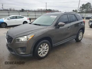 2016 Mazda CX-5 Sport with VIN JM3KE2BY8G0627801, listed as a Copart auction lot 44455355 with 91,689 mi miles and Salvage title. Bid and sale history available at DreamBid. Image 1.