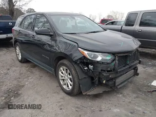 2019 Chevrolet Equinox LS z VIN 2GNAXHEV3K6160880, wystawiony jako IAAI lot #41502133 z przebiegiem 90 504 mil mil oraz . Historia ofert i sprzedaży dostępna na DreamBid. Obrazek 1.