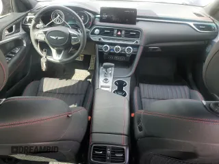 2023 Genesis G70 2.0T with VIN KMTG34TA8PU127827, listed as a Copart auction lot 59662305 with 6,310 mi miles and Salvage title. Bid and sale history available at DreamBid. Image 8.