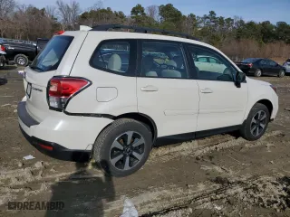 2018 Subaru Forester with VIN JF2SJABCXJH485884, listed as a Copart auction lot 43387705 with 105,865 mi miles and Salvage Title. Bid and sale history available at carsss.com. Image 3.