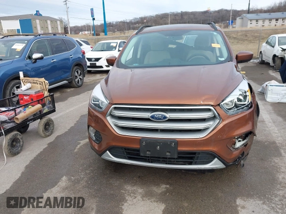 2017 Ford Escape SE with VIN 1FMCU0GD5HUE08097, listed as a IAAI auction lot 41499800 with 70,911 mi miles. Bid and sale history available at carsss.com. Image 12.