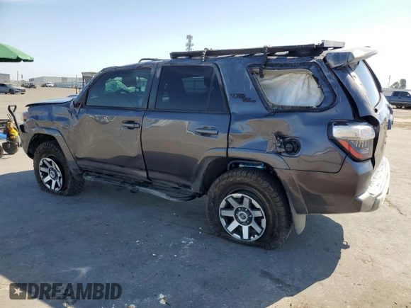 2021 Toyota 4Runner TRD Off Road Premium with VIN JTERU5JR5M5896502, listed as a Copart auction lot 60059305 with 64,916 mi miles and Salvage title. Bid and sale history available at DreamBid. Image 2.