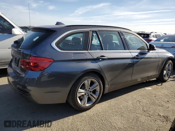 2017 BMW 3 Series 330i xDrive with VIN WBA8K3C34HA023630, listed as a Copart auction lot 49168343 with 76,367 mi miles and . Bid and sale history available at carsss.com. Image 3.