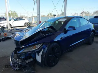 2024 Tesla Model 3 with VIN 5YJ3E1EA0RF745089, listed as a IAAI auction lot 41980217 with 9,851 mi miles and . Bid and sale history available at DreamBid. Image 17.