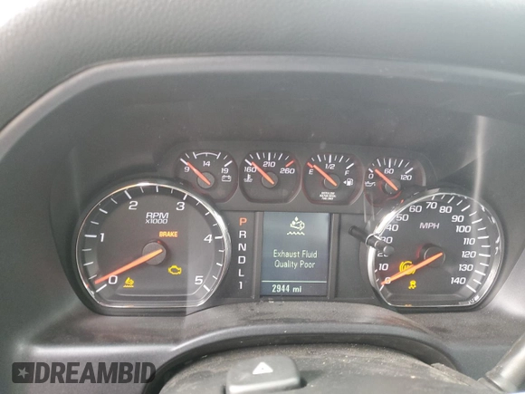 2023 Chevrolet Silverado 1500 with VIN 1HTKHPVM3PH723040, listed as a Copart auction lot 43317695 with 2,944 mi miles and Salvage Title. Bid and sale history available at DreamBid. Image 9.
