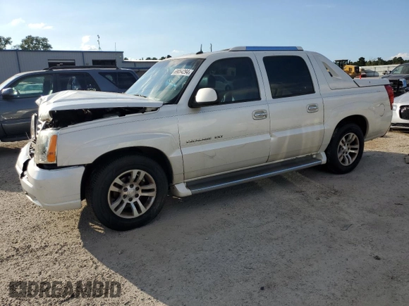 2003 Cadillac Escalade EXT with VIN 3GYEK63N63G160100, listed as a Copart auction lot 69054294 with 0 mi miles and Salvage Title. Bid and sale history available at carsss.com. Image 1.