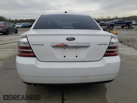 2008 Ford Taurus Limited with VIN 1FAHP25W68G160741, listed as a Copart auction lot 50693785 with 367,975 mi miles and Salvage Title. Bid and sale history available at DreamBid. Image 6.