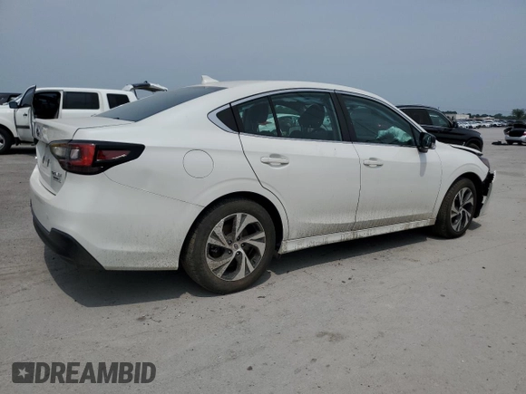 2022 Subaru Legacy with VIN 4S3BWAB63N3026399, listed as a Copart auction lot 60761355 with Not provided miles and Salvage title. Bid and sale history available at DreamBid. Image 3.