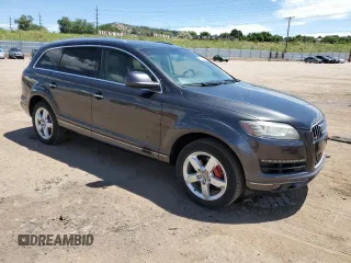 2014 Audi Q7 Premium Plus with VIN WA1LGAFEXED016105, listed as a Copart auction lot 64299575 with 122,448 mi miles and Clean title. Bid and sale history available at DreamBid. Image 4.