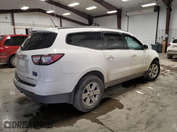 2013 Chevrolet Traverse LT with VIN 1GNKVGKD1DJ197416, listed as a Copart auction lot 47220605 with 137,620 mi miles and Salvage Title. Bid and sale history available at DreamBid. Image 3.