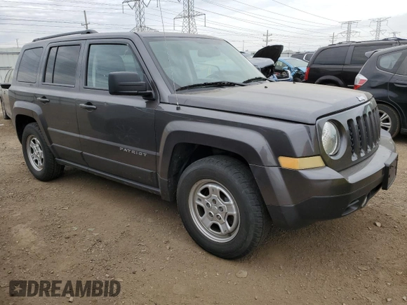 2017 Jeep Patriot Sport z VIN 1C4NJPBA5HD141135, wystawiony jako Copart lot #57626065 z przebiegiem 188 568 mil mil oraz Czysty tytuł • Clean title. Historia ofert i sprzedaży dostępna na DreamBid. Obrazek 4.
