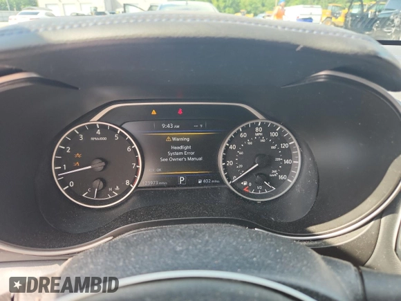 2020 Nissan Maxima S with VIN 1N4AA6BV2LC378259, listed as a Copart auction lot 59784475 with 123,973 mi miles and Salvage title. Bid and sale history available at DreamBid. Image 9.