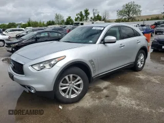 2017 Infiniti QX70 z VIN JN8CS1MW7HM414347, wystawiony jako Copart lot #54832335 z przebiegiem 157 656 mil mil oraz Tytuł czysty. Historia ofert i sprzedaży dostępna na DreamBid. Obrazek 1.