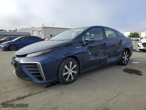 2017 Toyota Mirai with VIN JTDBVRBD3HA002734, listed as a Copart auction lot 46242735 with NaN miles and Salvage Title. Bid and sale history available at carsss.com. Image 1.