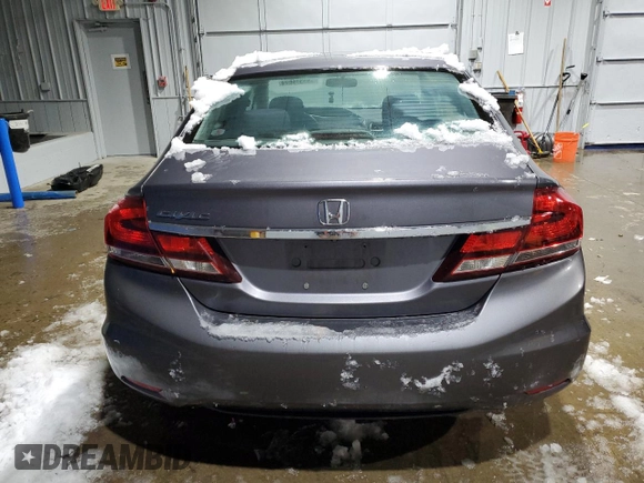 2014 Honda Civic LX z VIN 19XFB2F51EE219843, wystawiony jako Copart lot #83315574 z przebiegiem 162 139 mil mil oraz Czysty tytuł • Clean title. Historia ofert i sprzedaży dostępna na DreamBid. Obrazek 6.