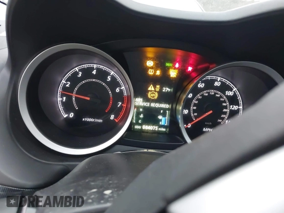 2016 Mitsubishi Lancer GT with VIN JA32U8FW1GU008973, listed as a IAAI auction lot 41293100 with 84,075 mi miles. Bid and sale history available at carsss.com. Image 7.