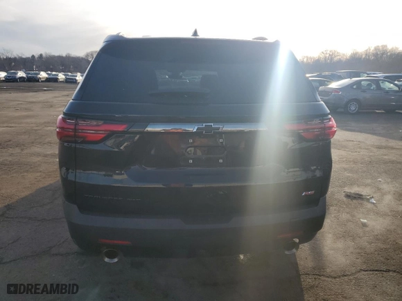 2023 Chevrolet Traverse RS with VIN 1GNEVJKWXPJ251022, listed as a Copart auction lot 48286835 with 34,200 mi miles and Salvage Title. Bid and sale history available at carsss.com. Image 6.