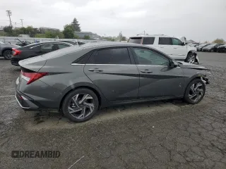 2024 Hyundai Elantra SEL with VIN KMHLS4DG9RU691309, listed as a Copart auction lot 51324695 with 15,232 mi miles and Salvage Title. Bid and sale history available at carsss.com. Image 3.