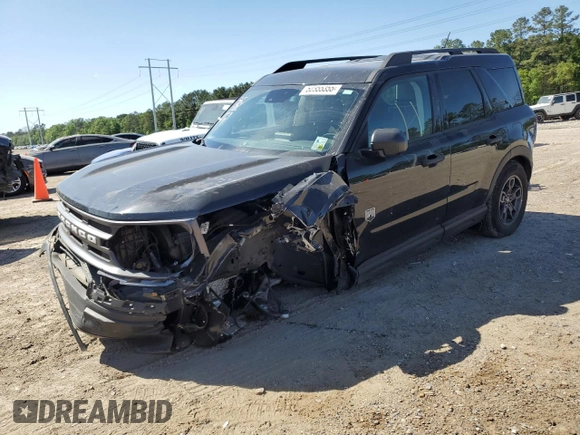 2024 Ford Bronco Sport Big Bend with VIN 3FMCR9B68RRE04374, listed as a Copart auction lot 52355355 with 13,829 mi miles and Salvage title. Bid and sale history available at DreamBid. Image 1.