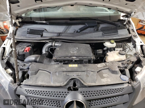 2017 Mercedes-Benz Metris Cargo with VIN WD3PG2EA6H3215443, listed as a Copart auction lot 48346215 with 160,756 mi miles and Salvage Title. Bid and sale history available at carsss.com. Image 12.