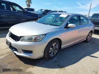 2013 Honda Accord Sdn LX with VIN 1HGCR2F38DA249759, listed as a IAAI auction lot 41865266 with 124,753 mi miles. Bid and sale history available at carsss.com. Image 21.
