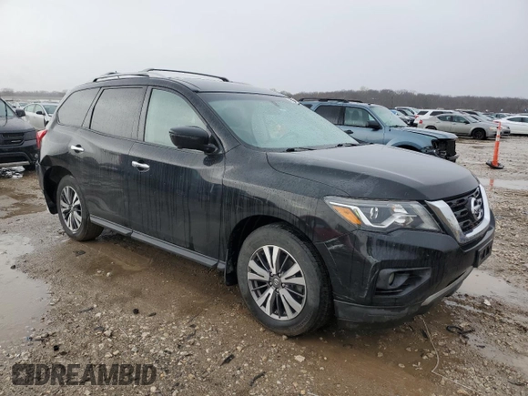 2017 Nissan Pathfinder S with VIN 5N1DR2MN0HC611967, listed as a Copart auction lot 47572445 with 145,249 mi miles and Salvage Title. Bid and sale history available at DreamBid. Image 4.